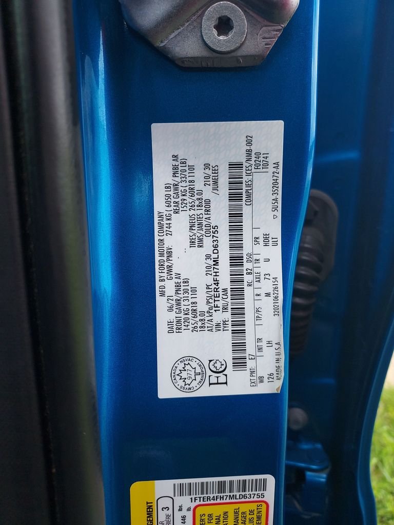 Used 2021 Blue Ford XLT image 23
