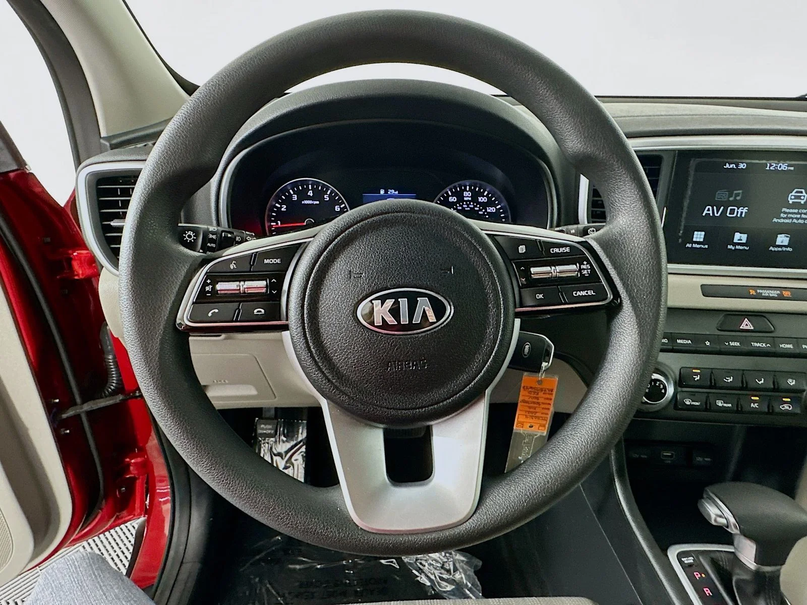 Used 2021 Hyper Red Kia LX image 12