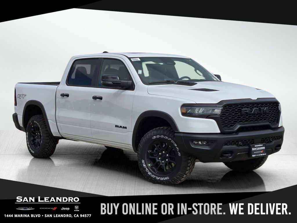 New 2026 Bright White Clear-Coat Exterior Paint RAM Rebel image 1