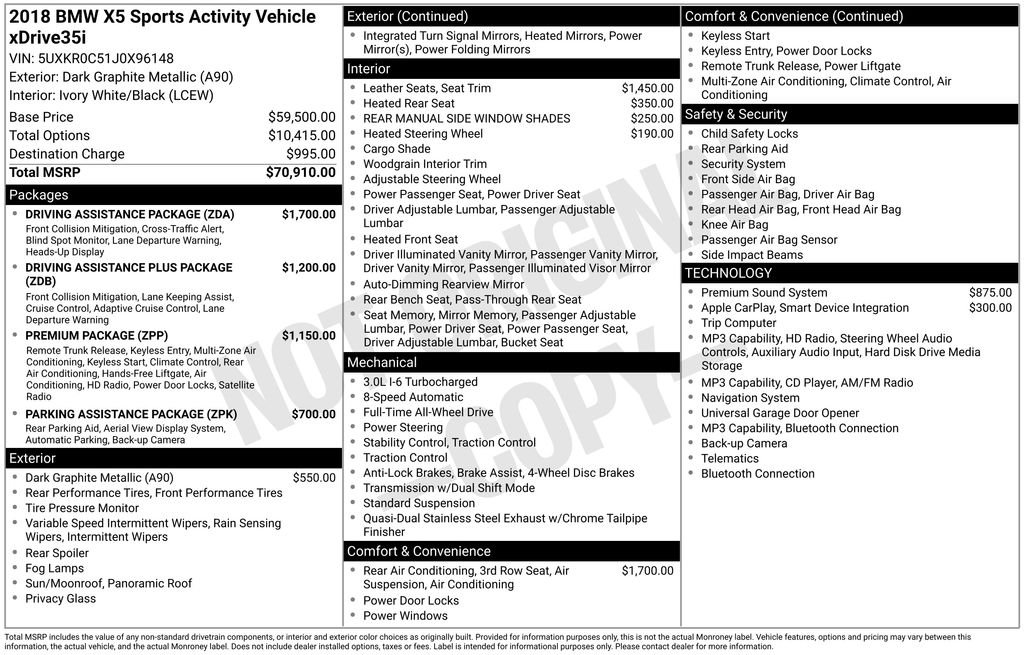 Used 2018 Dark Graphite Metallic BMW  image 13