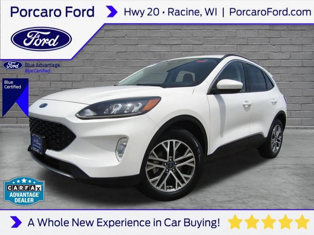 Certified Used 2021 Star White Ford SEL image 1