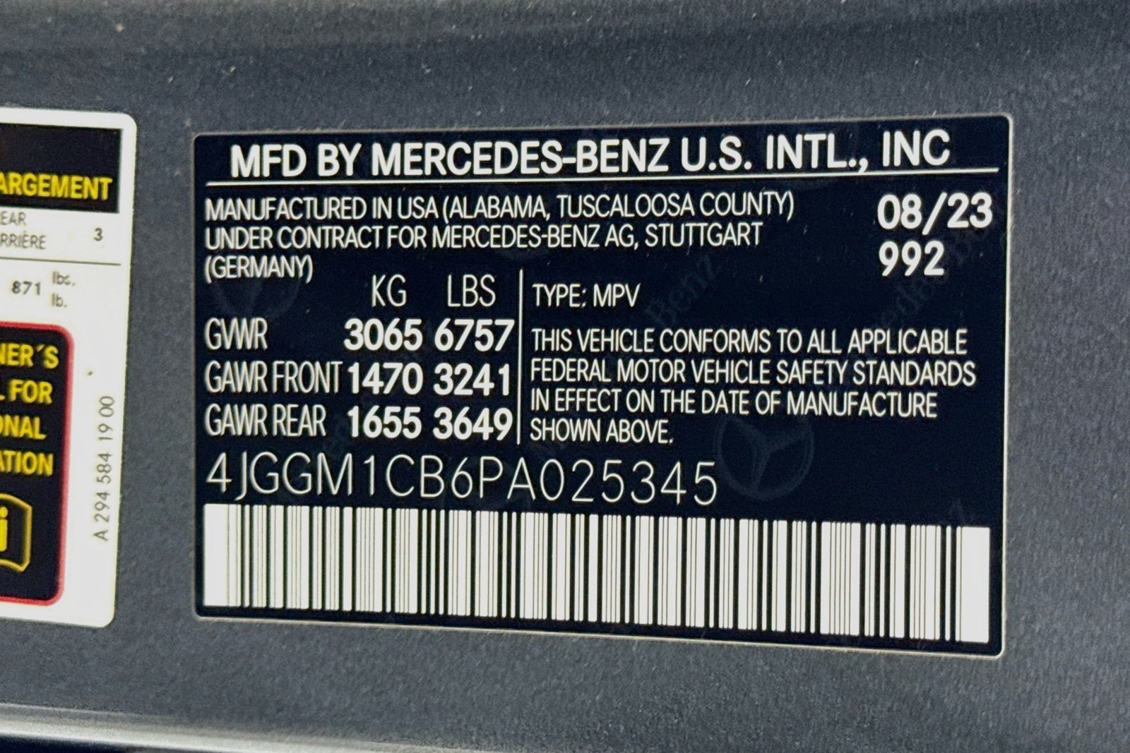 Certified Used 2023 Selenite Grey Metallic Mercedes-Benz EQE 350 image 30