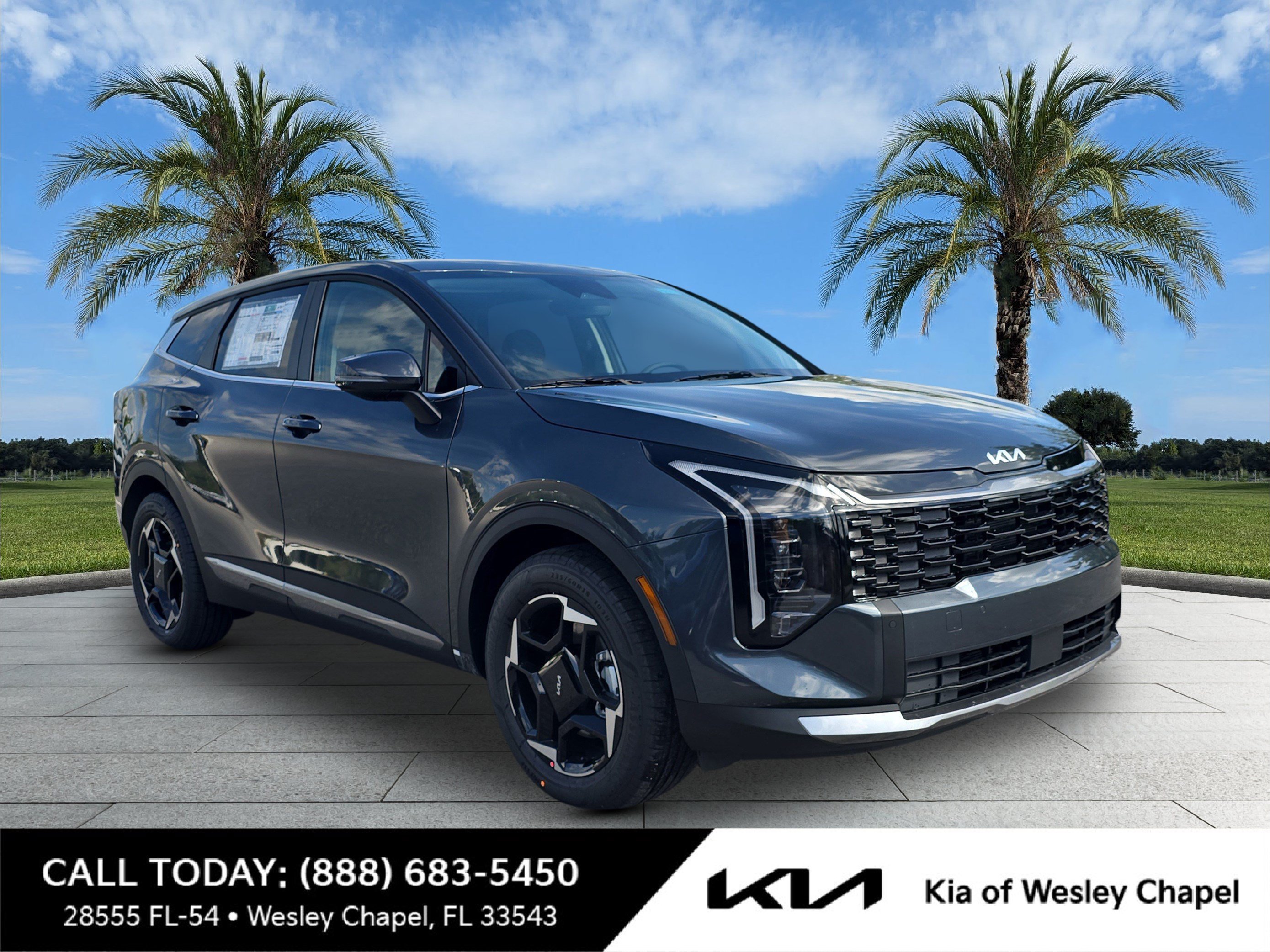 New 2026 Gravity Gray Kia EX image 1