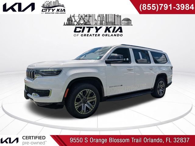 White 2024 Jeep Wagoneer L SUV / Crossover 4X2 8-Speed Automatic