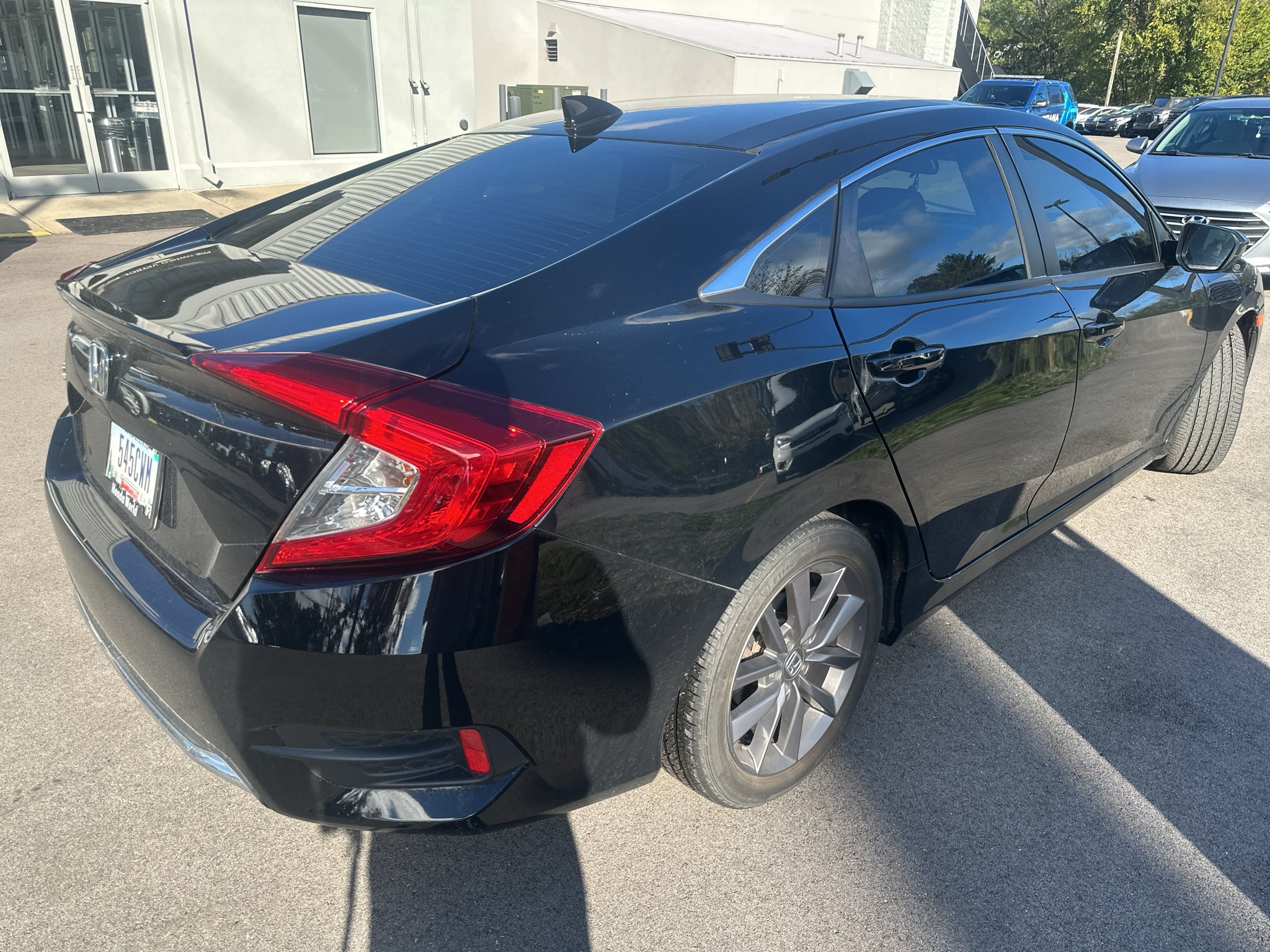 Used 2021 Crystal Black Pearl Honda EX image 2