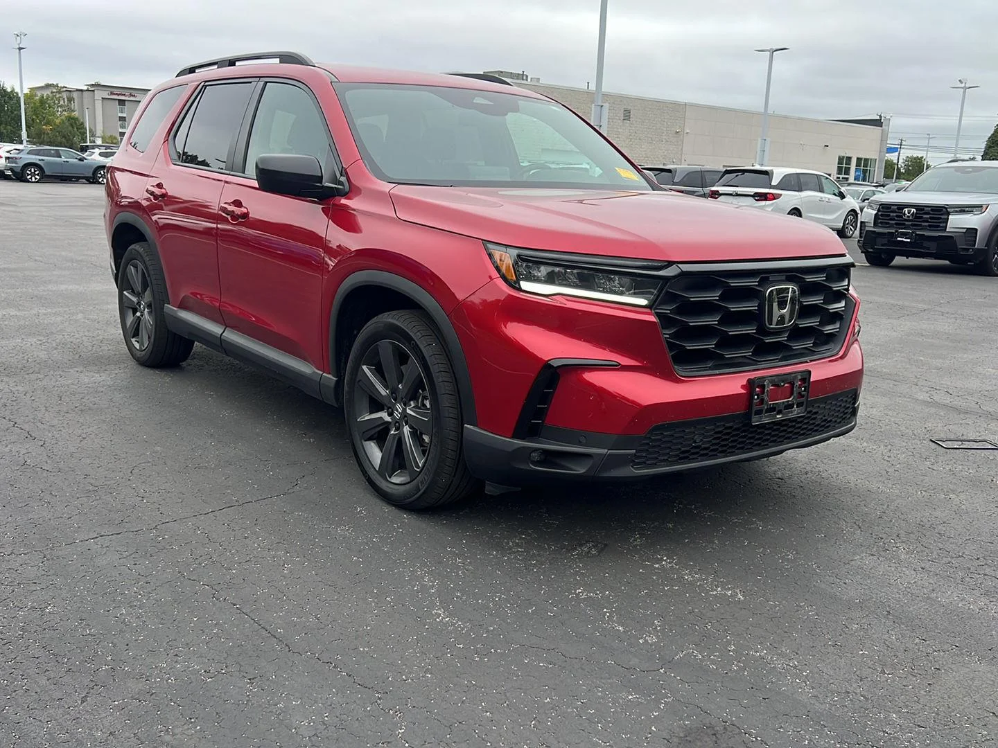 Used 2025 Radiant Red Metallic II Honda Sport image 3