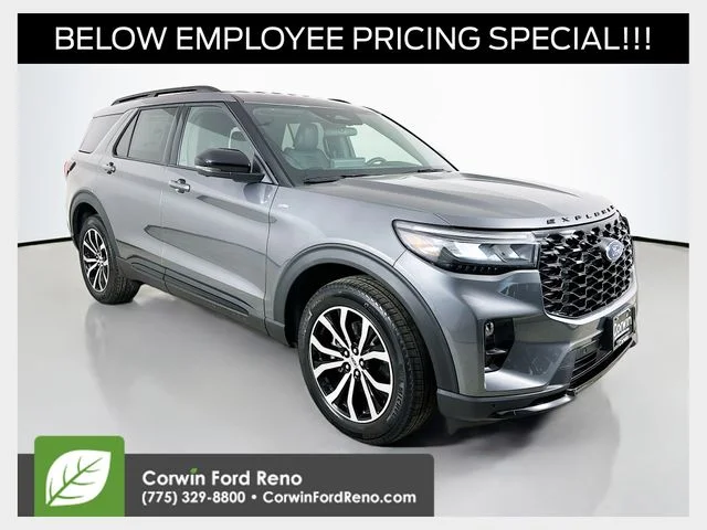 2026年 シルバー・ソブリン（St. e & Dragon） New 2026 Ford Explorer ST-Line 4D Sport Utility in Reno #5A04815