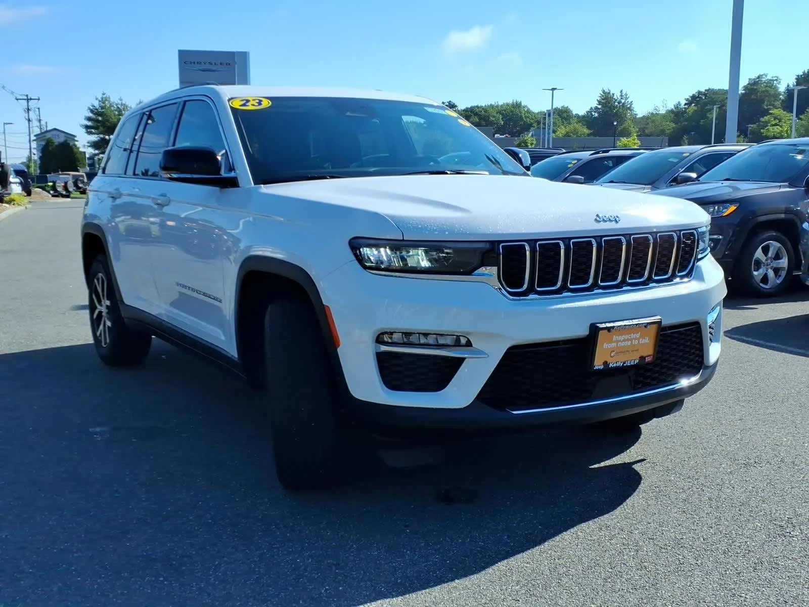 Certified Used 2023 Bright White Clearcoat Jeep Limited image 5