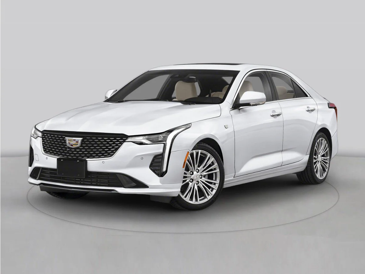 Used 2025 Crystal White Tricoat Cadillac Sport image 1