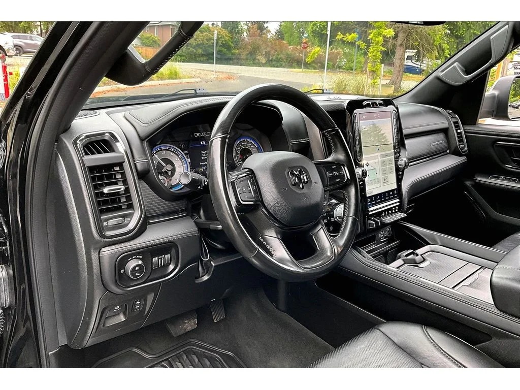 Used 2022 Diamond Black Crystal Pearlcoat Ram Limited image 14