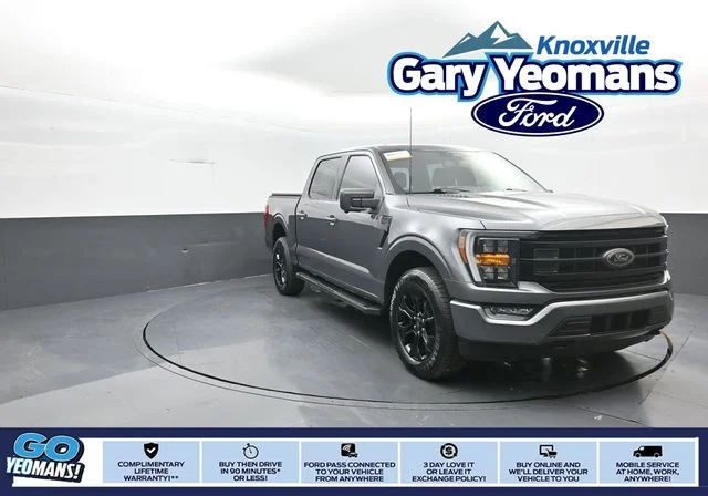 Certified Used 2023 Gray Metallic Ford XLT image 1