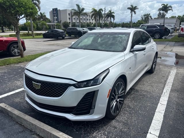 Used 2023 White Cadillac Premium Luxury image 1