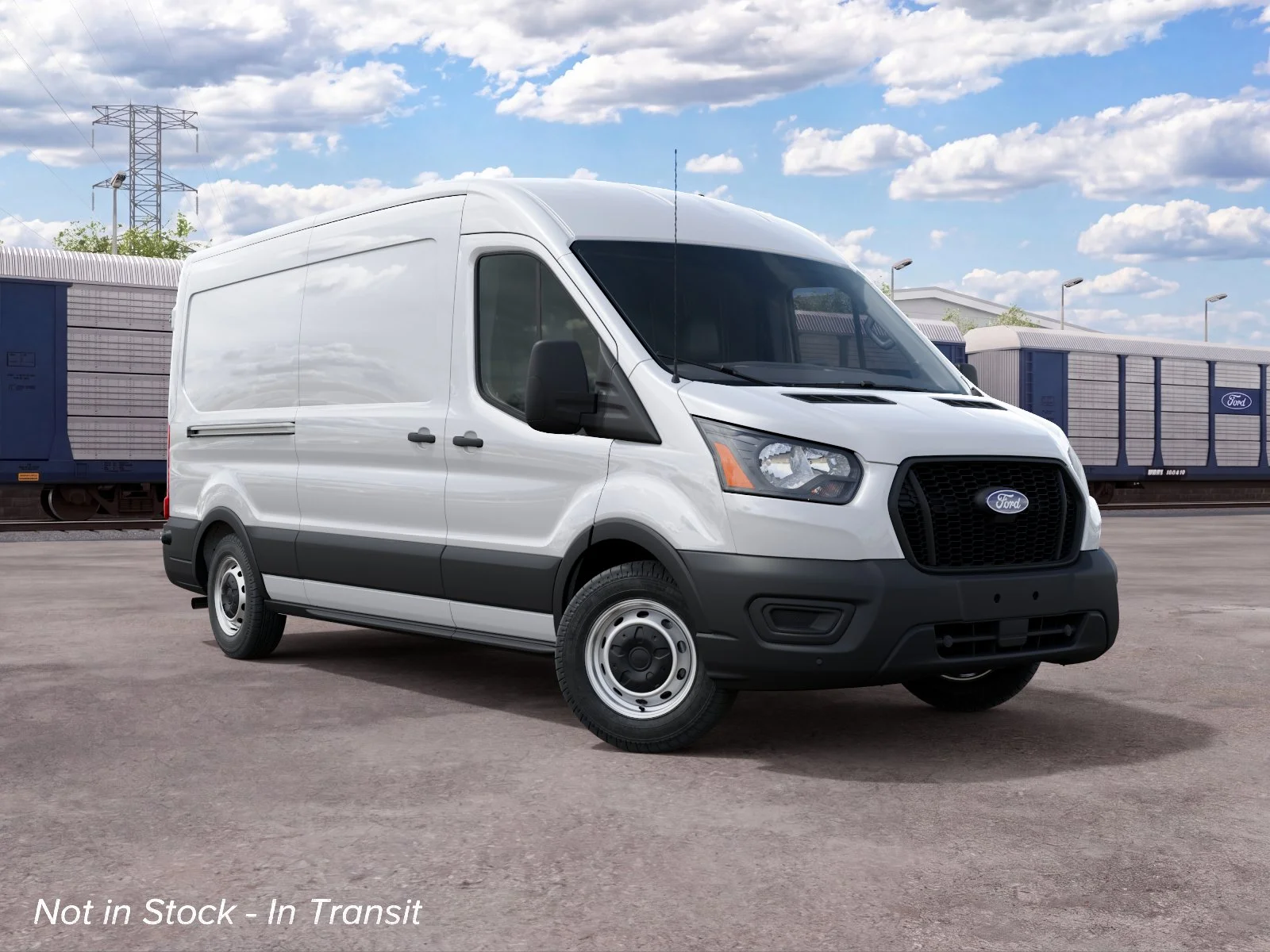 New 2027 Oxford White Ford Cargo Van image 4