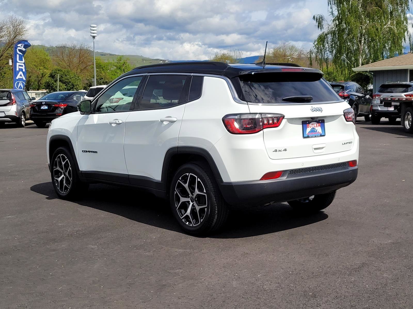 Used 2025 Bright White Clearcoat Jeep Limited image 7