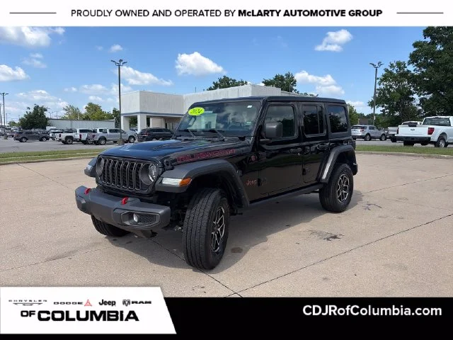 Used 2024 Black Jeep Rubicon image 1