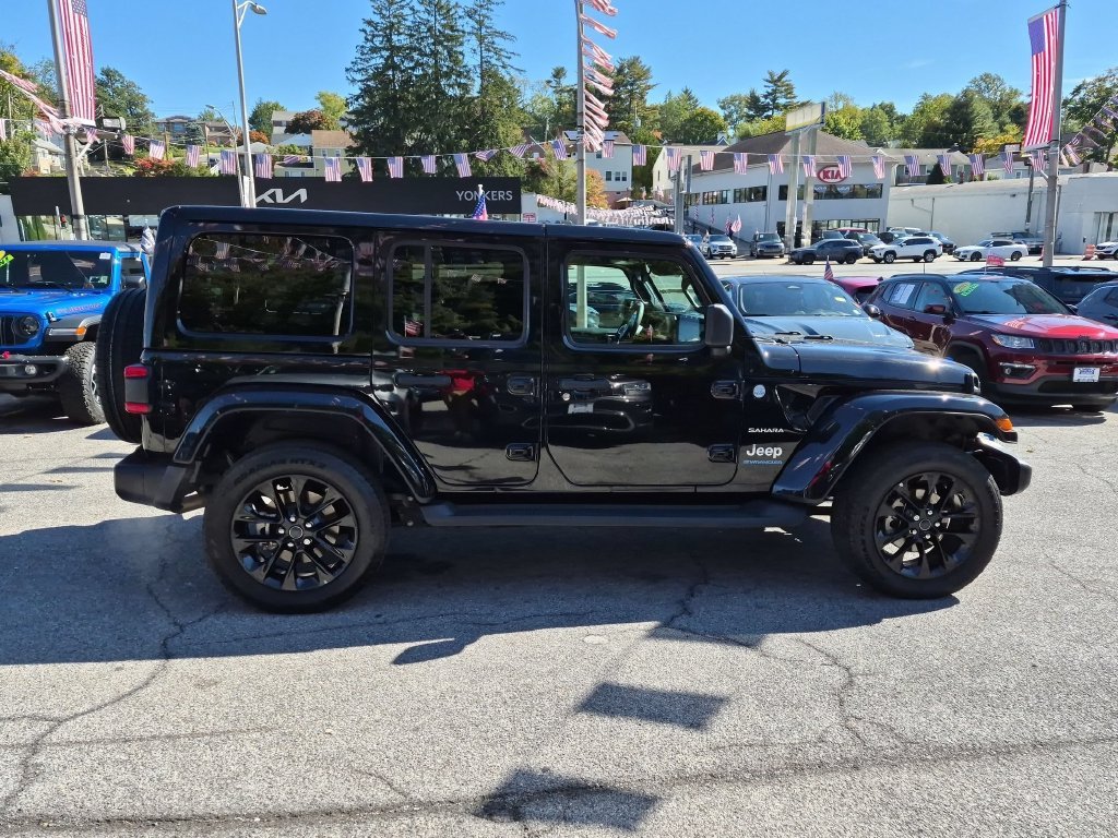 Used 2024 Black Jeep Sahara 4xe image 4
