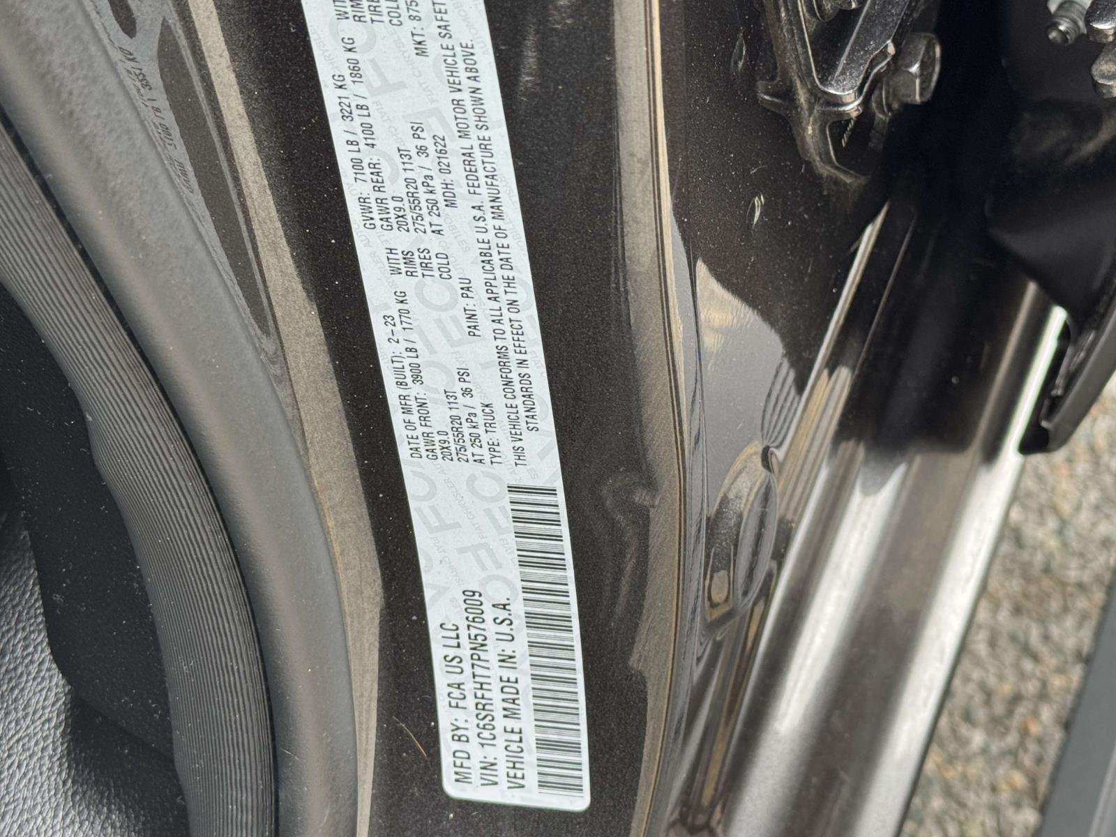 Used 2023 Gray Ram Limited image 19