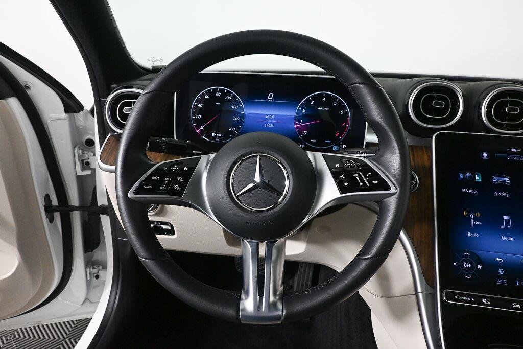 Certified Used 2024 Polar White Mercedes-Benz C 300 image 2