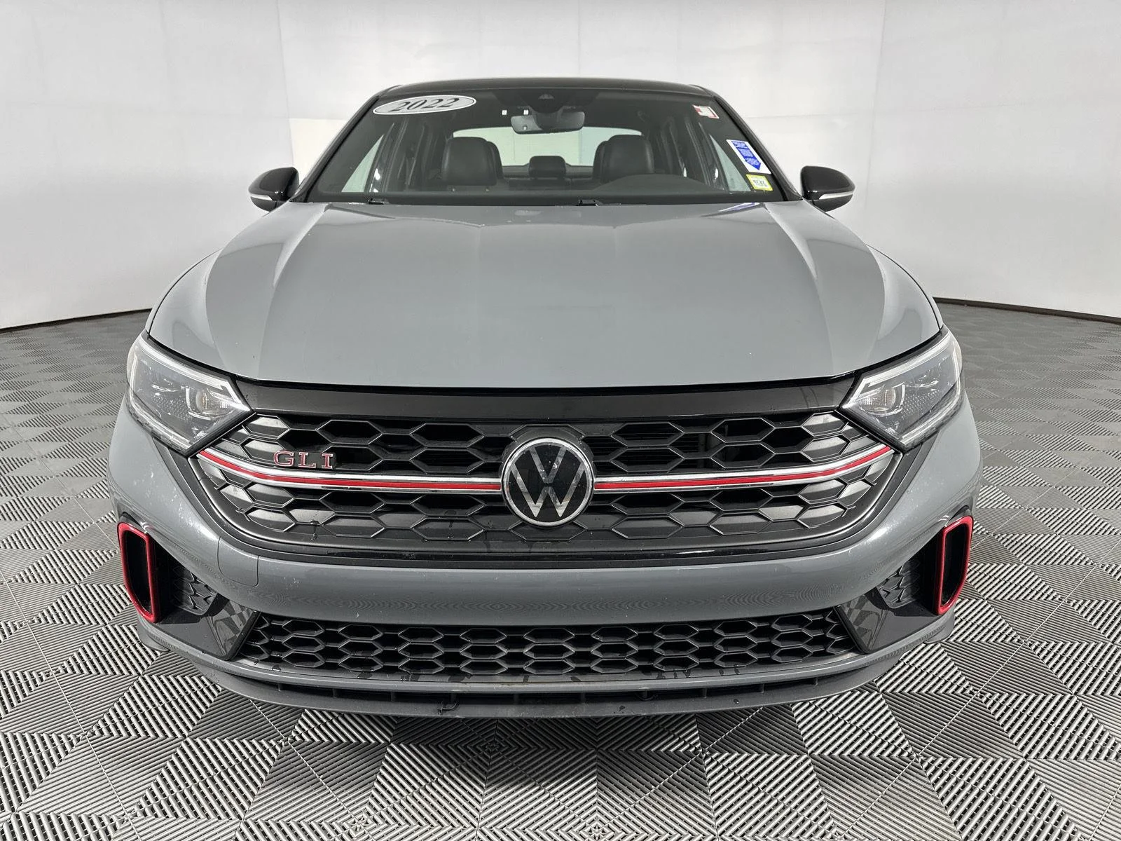 Used 2022 Pure Gray w/Black Roof Volkswagen Autobahn image 2