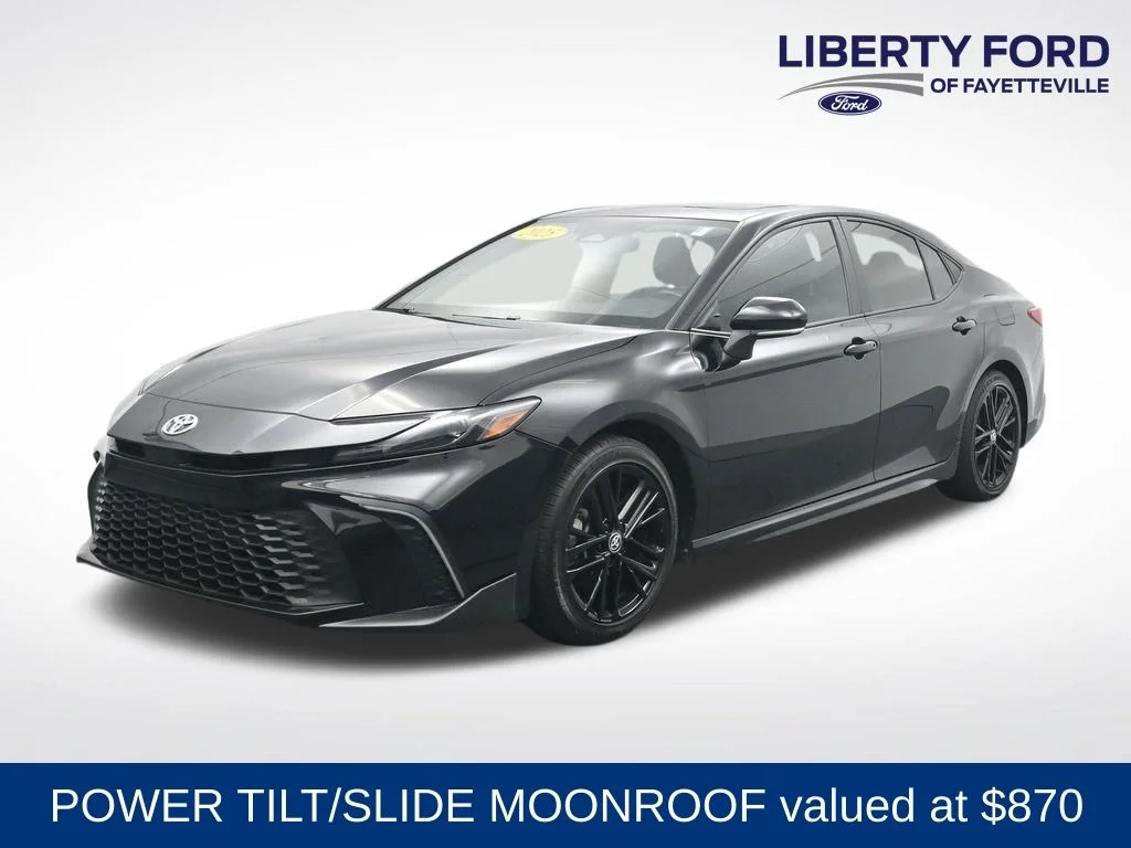Used 2025 Black Toyota SE image 1