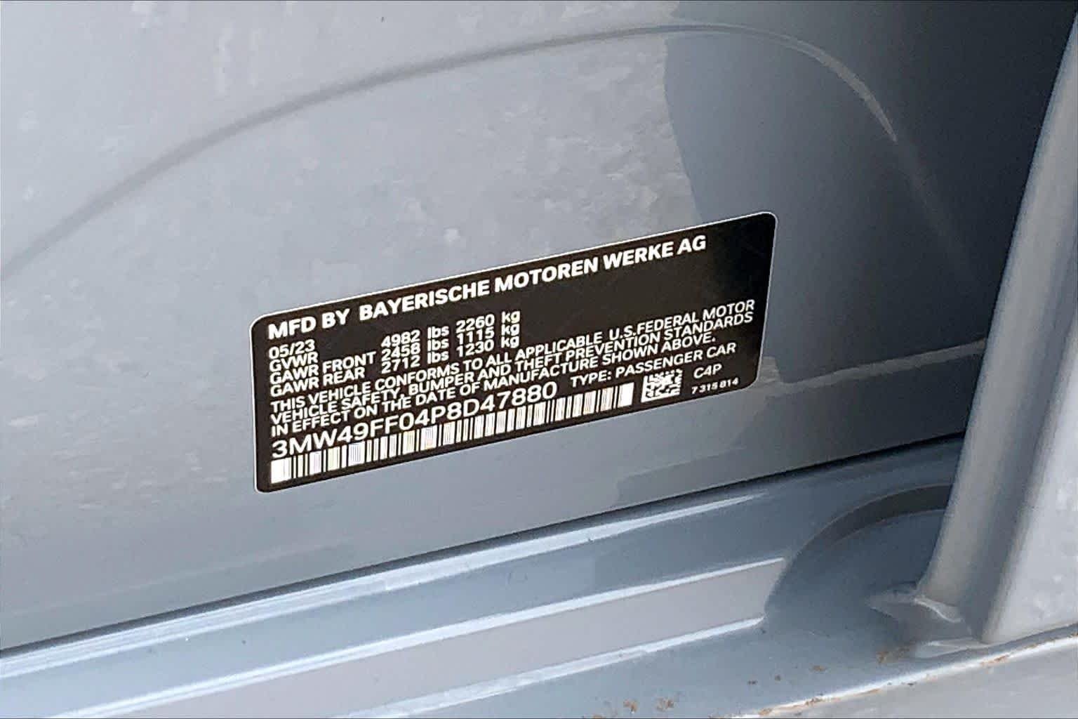 Used 2023 Brooklyn Grey Metallic BMW M340i xDrive image 37