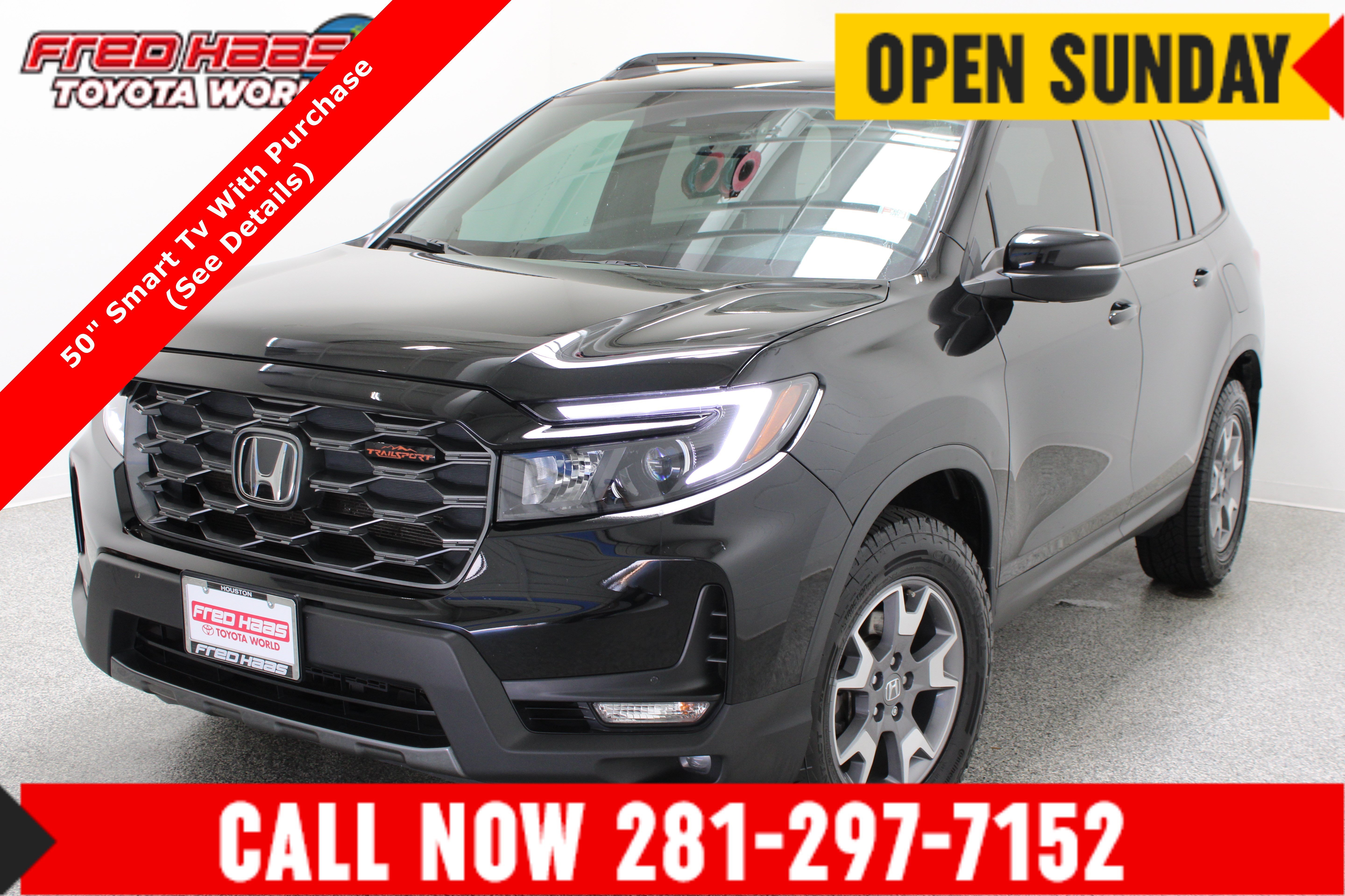 Used 2022 Black Honda TrailSport 3.5L image 1