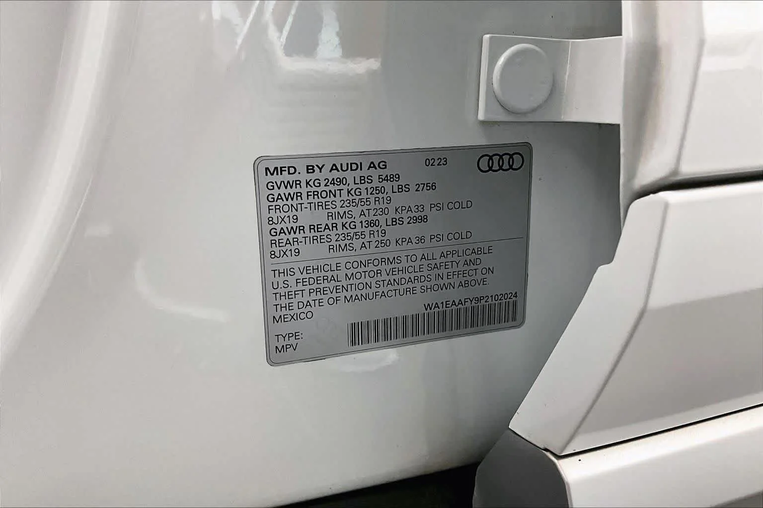 Used 2023 Glacier White Metallic Audi S line Premium Plus image 66
