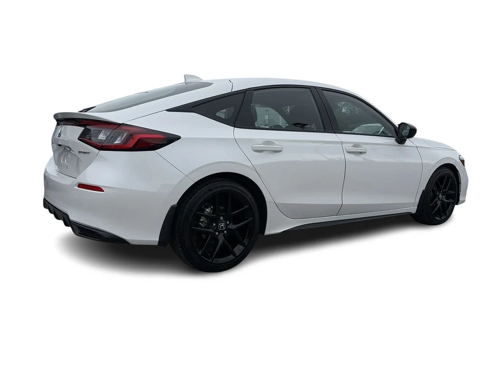 Used 2025 Platinum White Pearl Honda Sport CVT Hatchback Certified Pre-Owned   Clean Ti image 15