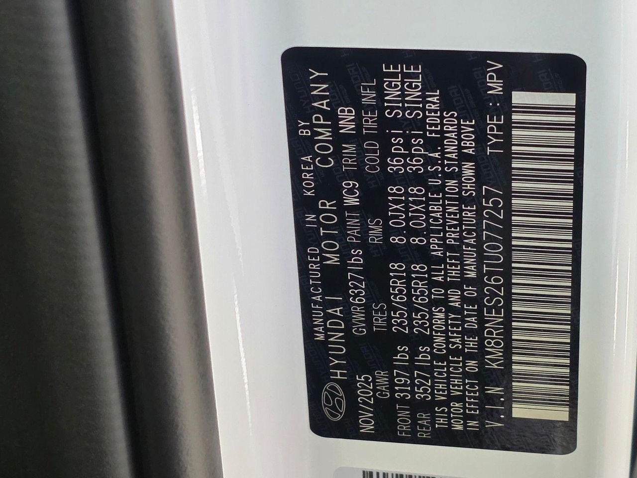 New 2026 Creamy White Pearl Hyundai SEL Premium AWD image 36