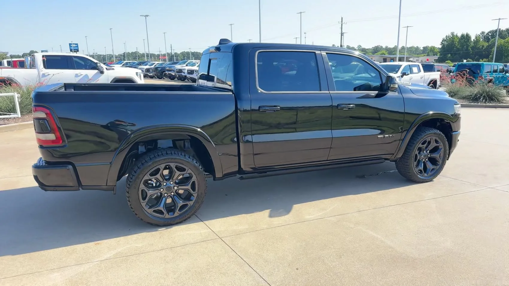 Used 2023 Diamond Black Crystal Pearlcoat Ram Limited image 9