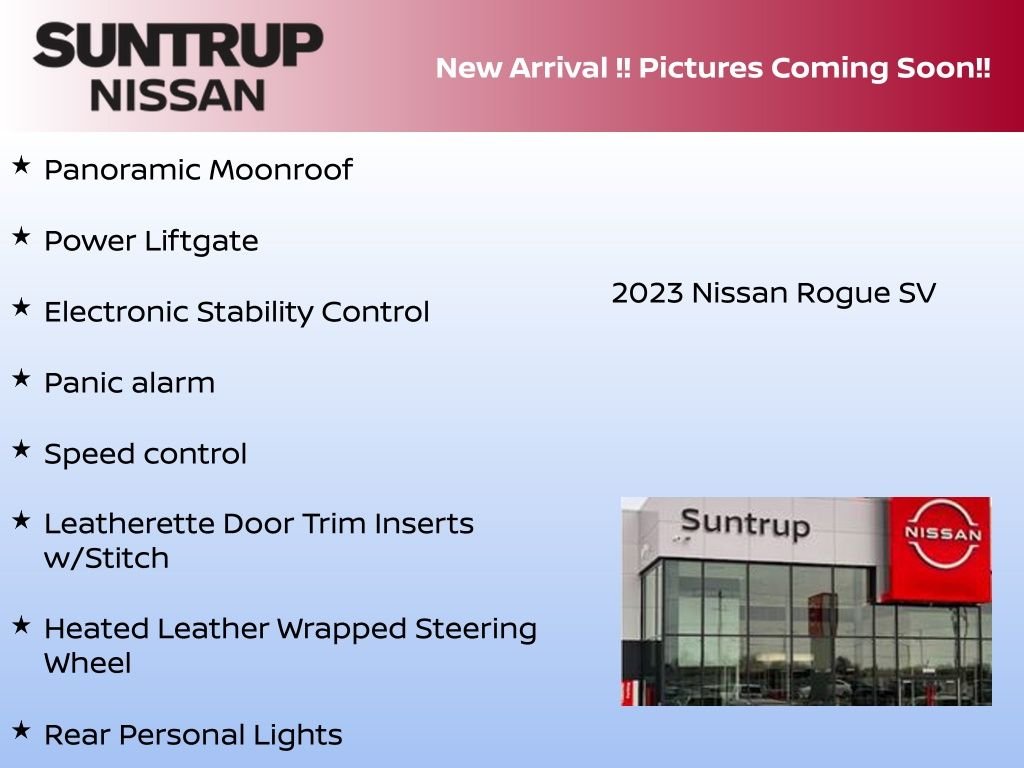 Certified Used 2023 Black Nissan SV image 4