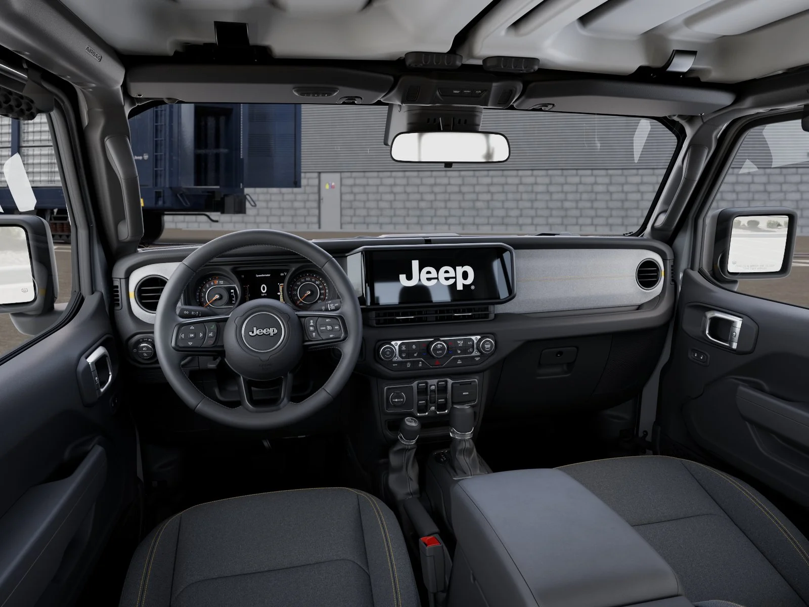 New 2026 Bright White Clear-Coat Exterior Paint Jeep Sport S image 8