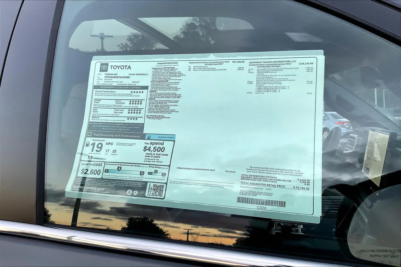 New 2026 Magnetic Gray Metallic Toyota 1794 Edition image 20