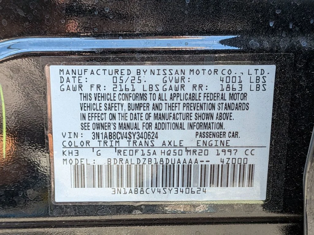 Used 2025 Black Nissan SV image 33