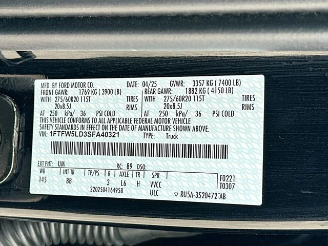 Used 2025 Black Ford Lariat image 32