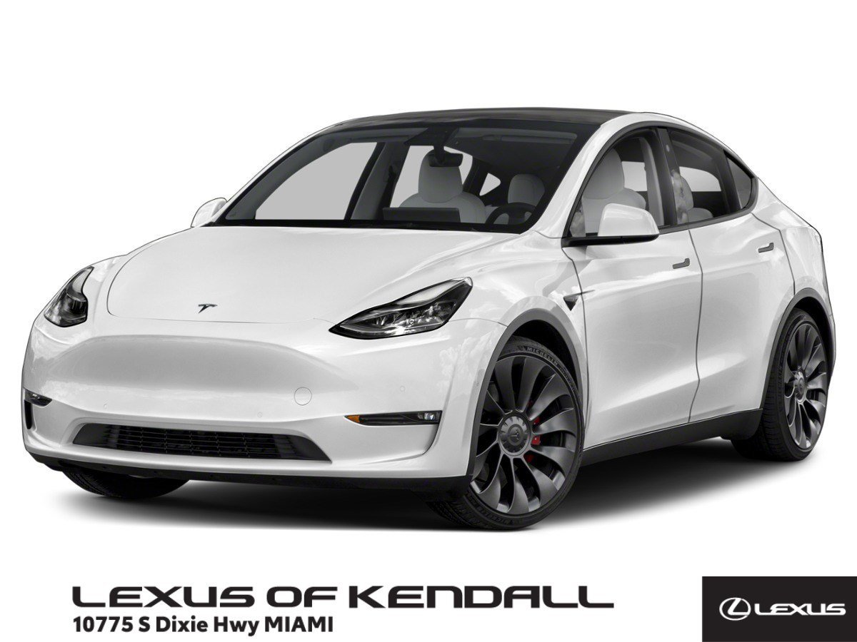 Used 2021 White Tesla Performance image 1