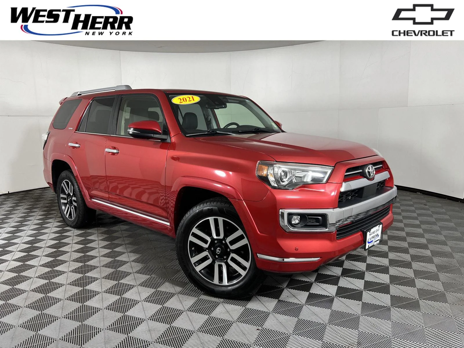 Used 2021 Barcelona Red Metallic Toyota Limited image 1