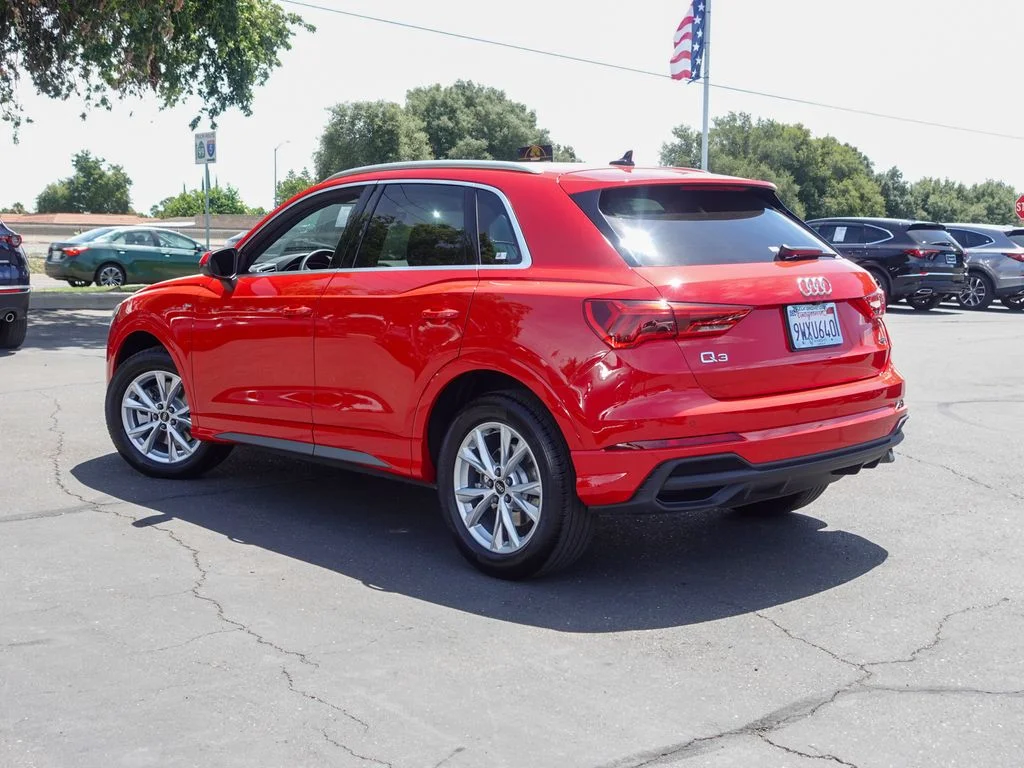 Certified Used 2025 Red Metallic Audi Premium Plus image 9