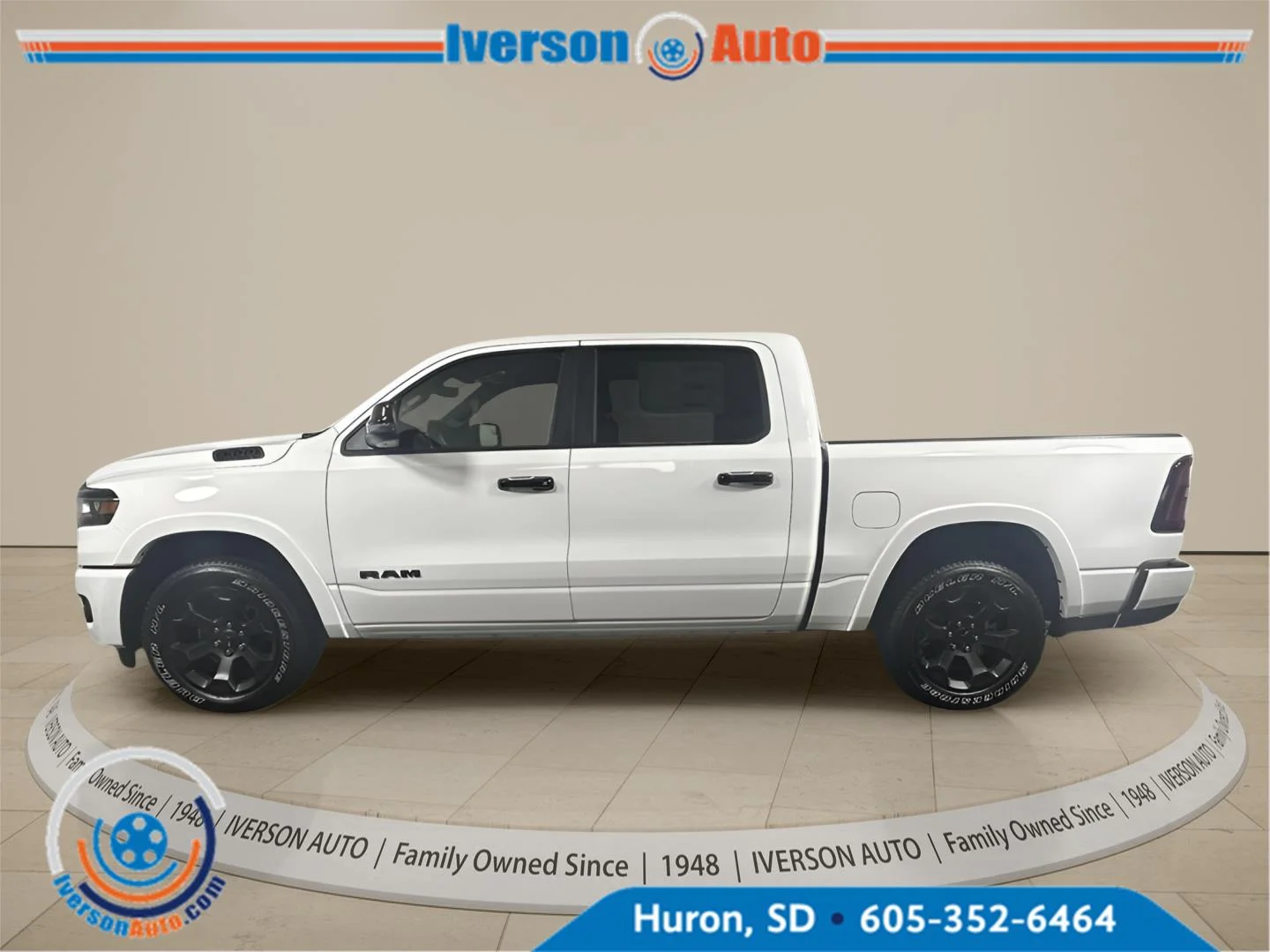 New 2026 Bright White Clear-Coat Exterior Paint RAM Big Horn image 3