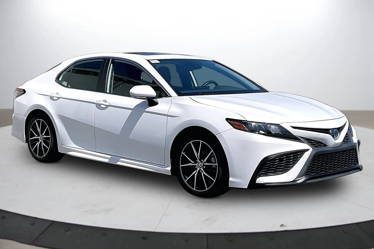 Used 2024 White Toyota SE image 2