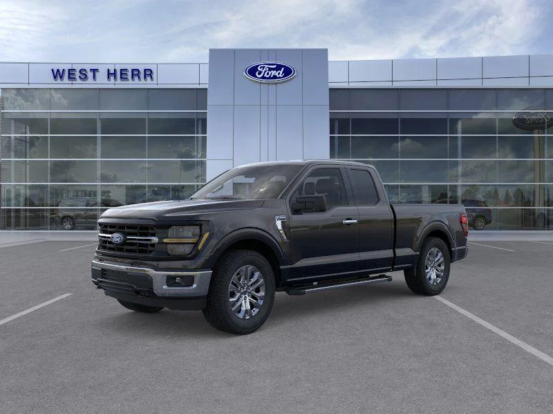 New 2026 Agate Black Metallic Ford XLT image 2