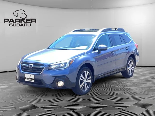 Used 2018 Twilight Blue Metallic Subaru Limited image 1