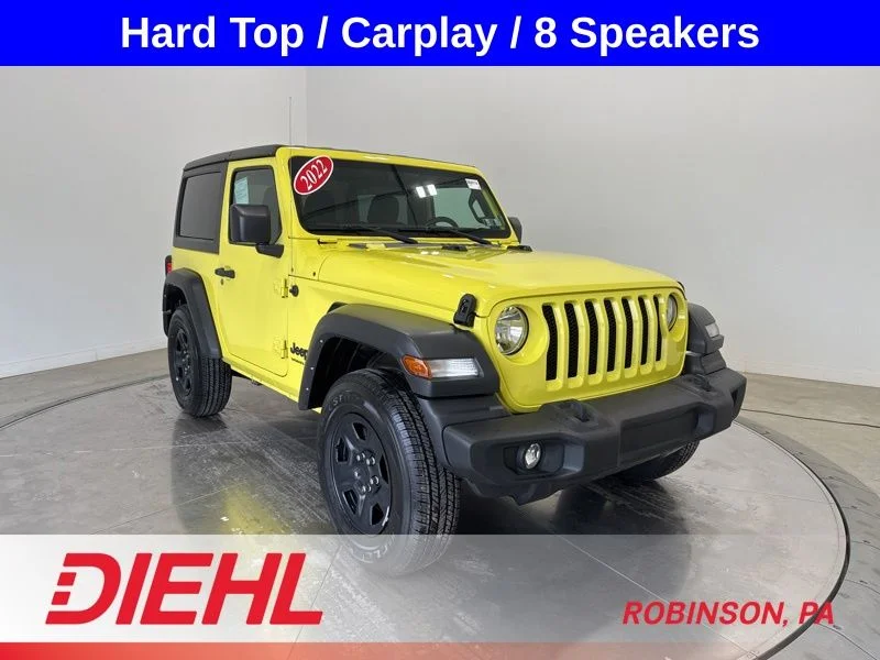 Used 2022 Yellow Jeep Sport image 1