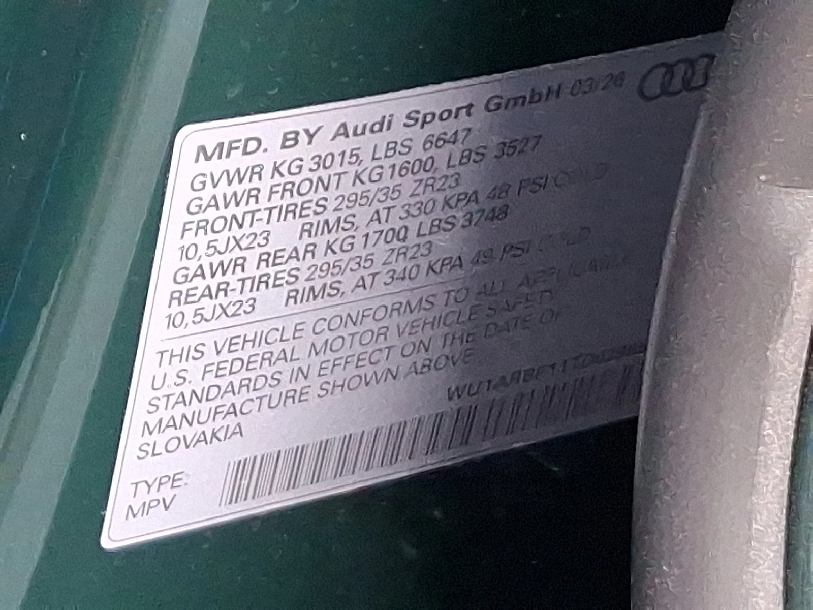 New 2026 Audi Exclusive Paint Audi performance image 20