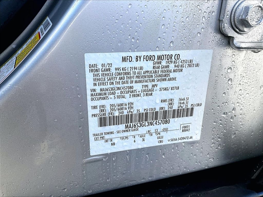 Used 2022 Silver Ford SE image 34