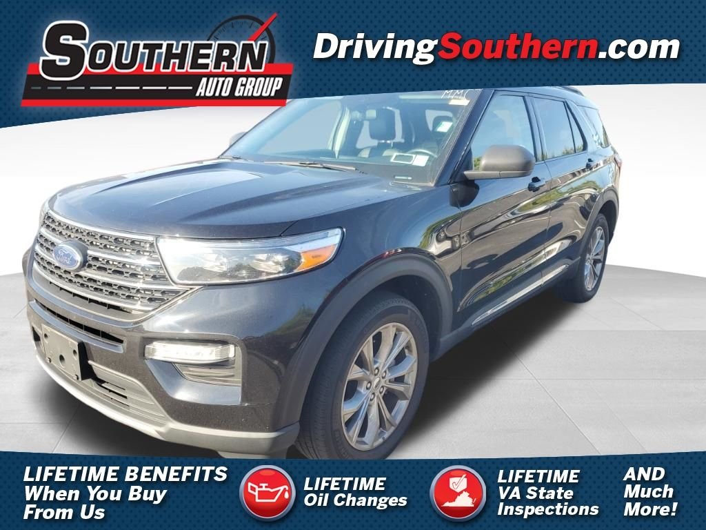Used 2022 Black Ford XLT image 1