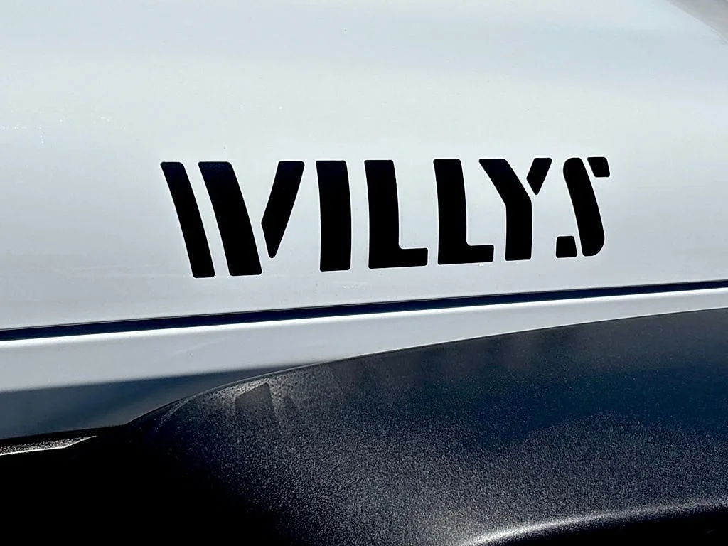 Used 2024 Bright White Clearcoat Jeep Willys image 6