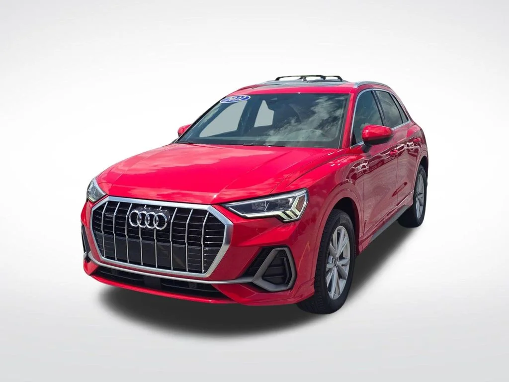 Used 2022 Tango Red Metallic Audi Premium Plus image 1