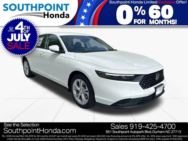 2026 Honda Accord LX