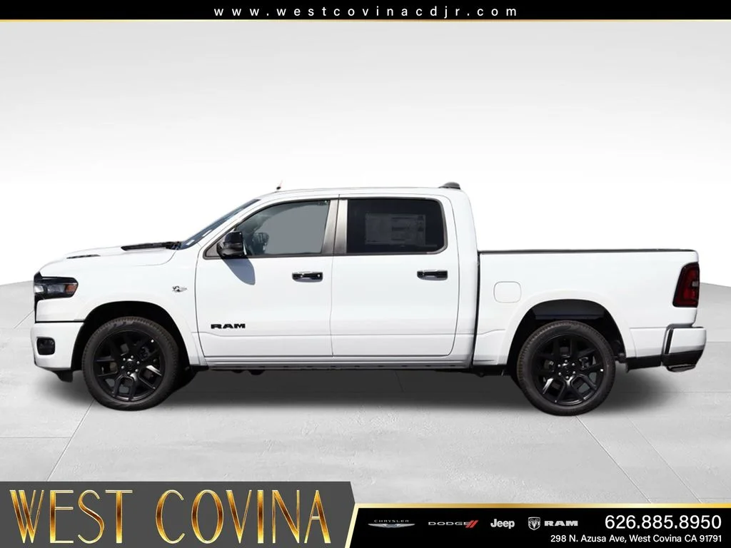 New 2026 Bright White Clear-Coat Exterior Paint RAM Laramie image 7
